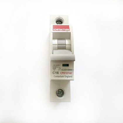 Contactum CPB1016C C16 16A 16 Amp MCB Circuit Breaker Type C